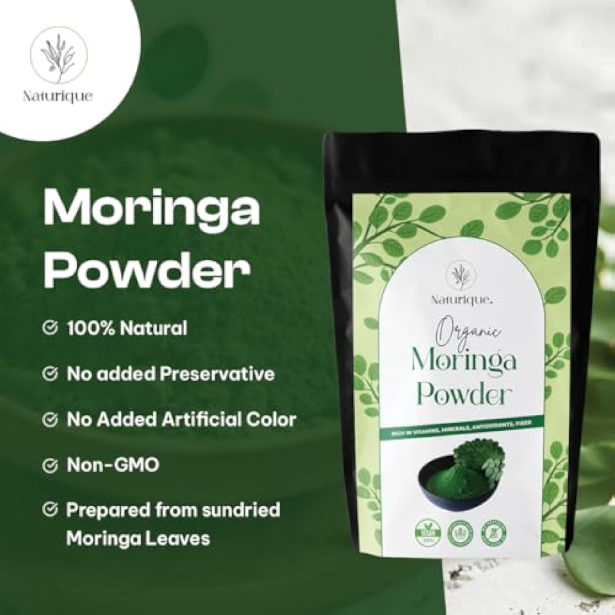 Ashwagandha and Moringa Herbal Wellness Pack, Daily Use